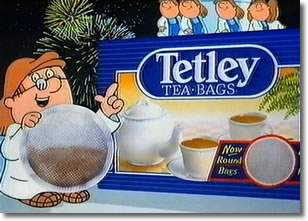 Tetley invented the round tea bag in 1989