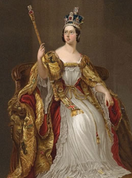 Queen Victoria 1837, from Illustrated London News supplement 'Her Majesty's Glorious Jubilee'