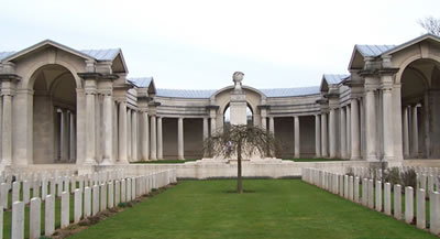 Arras Memorial for British  and Commonwealth forces