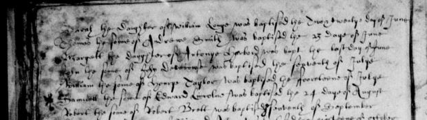 Samuell Lincolne in the Norfolk Parish Records at TheGenealogist