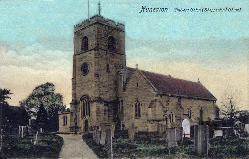 Chilvers Coton Church, Nuneaton (from TheGenealogist's Image Archive)