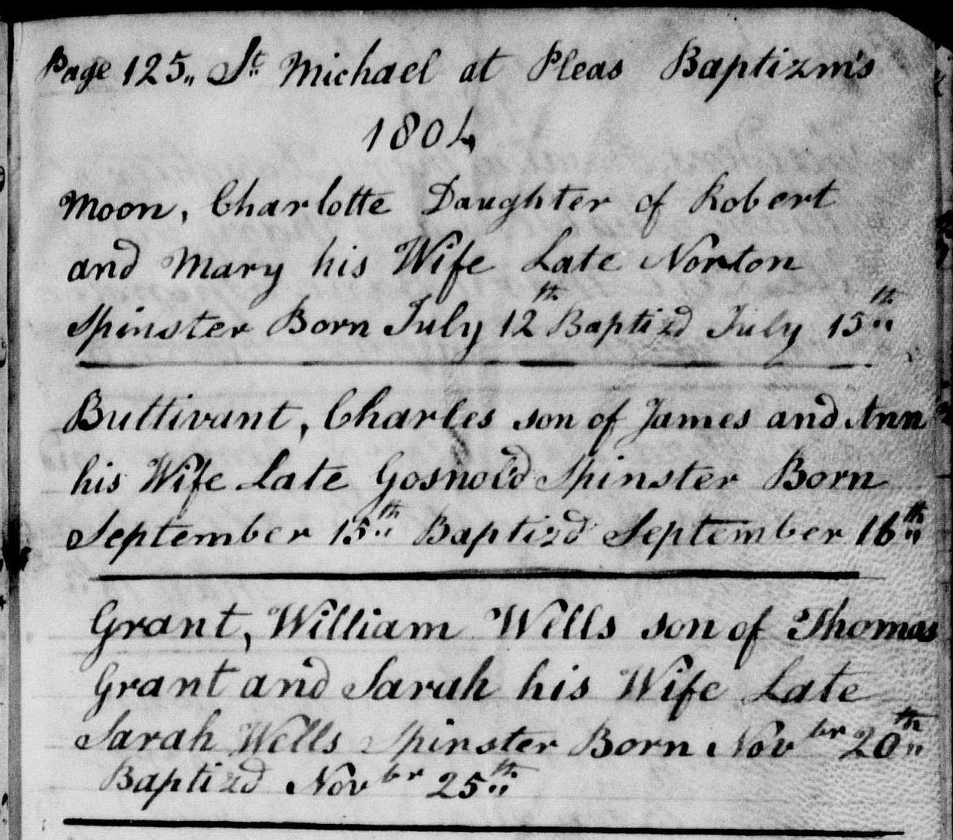 Parish Records for Norwich St Michael At Plea, Norfolk 1804 at TheGenealogist.co.uk