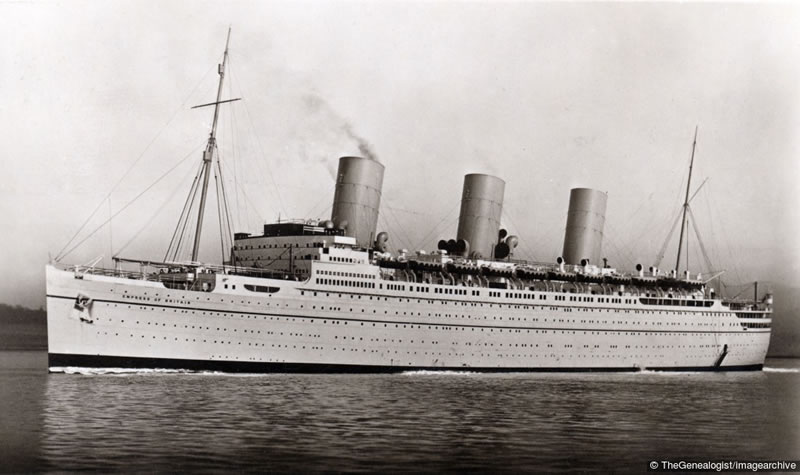 Canadian Pacific Steamship Company Line's RMS Empress of Britain from the Image Archive