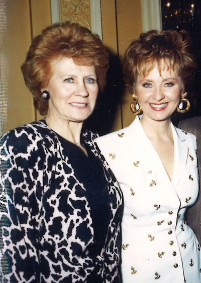 Lulu with her mother Elizabeth Kennedy-Cairns circa 1980