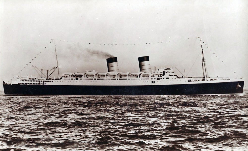 RMS Mauretania from the Image Archive on TheGenealogist