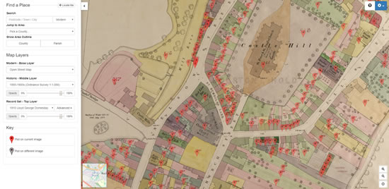 Buckingham 1910 Lloyd George Survey Map in Map Explorer™
