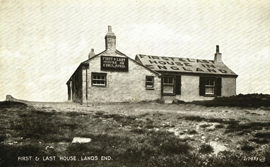 Picture of the First & Last House, Land's End, from TheGenealogist's Image Archive