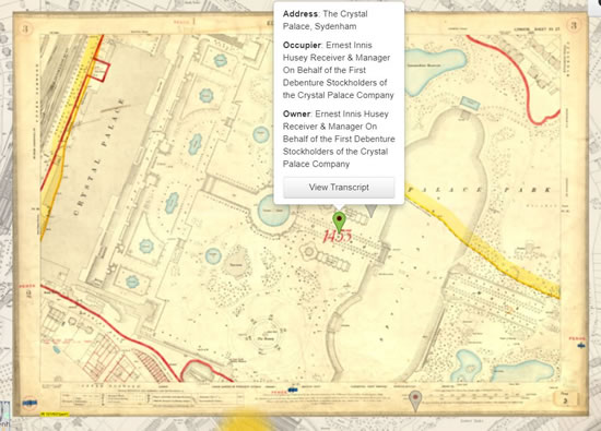 Lloyd George Domesday Survey linked map on Map Explorer™