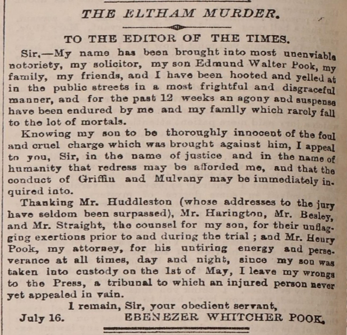 The Times, 13 July 1871