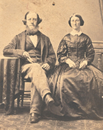 John William Baker (1822-1901) and his wife Margaret Jackson (1822-1897)
