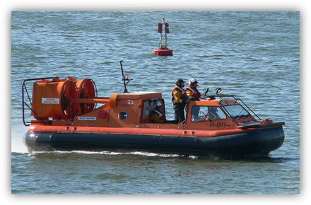 RNLI Hovercraft at Poole Harbour