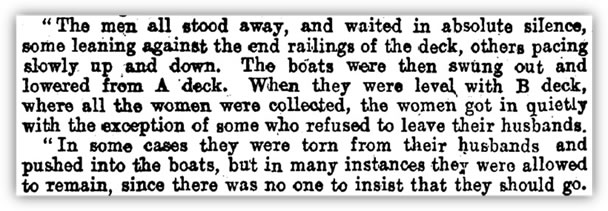Extract from 'The Deathless Story of the Titanic'