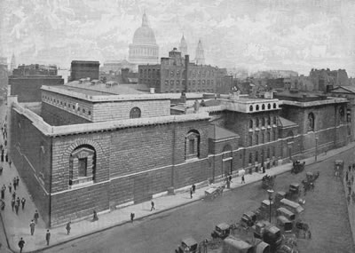 Newgate Prison from The Queen's Empire (available
          at TheGenealogist.co.uk)
