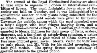 Winning the Banksian Gold Medal (The Illustrated London News at TheGenealogist.co.uk)