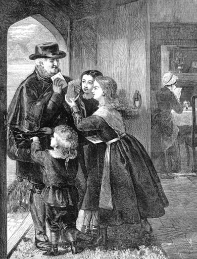 Valentines Day shown in The Illustrated London News