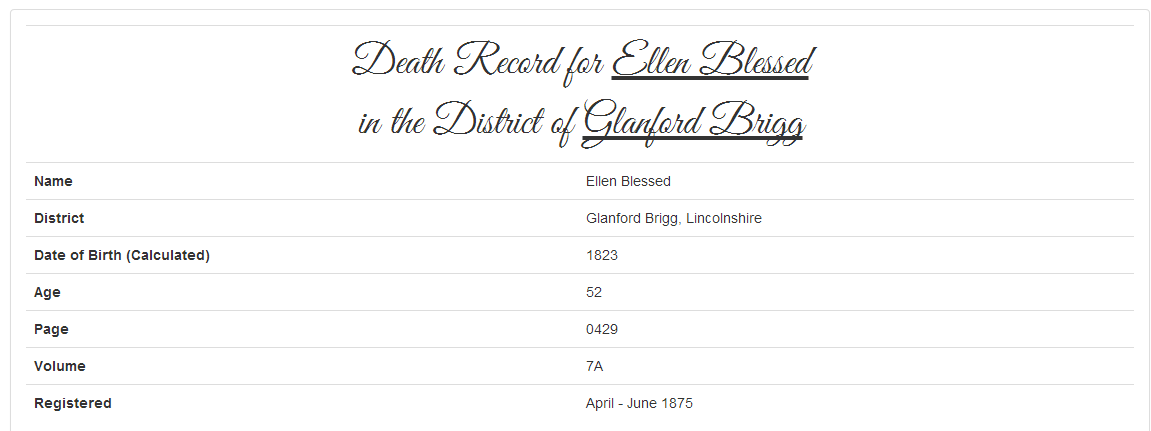 Looking through the Deaths & Burials records on TheGenealogist, we find Ellen,  his first wife, sadly died in 1875 aged 52.