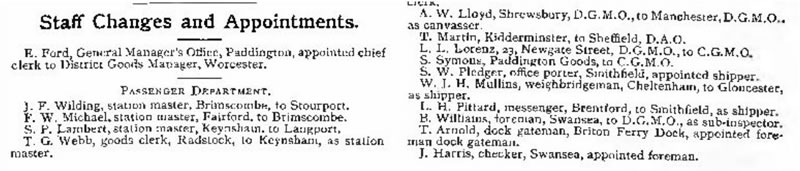 A N Train in the Railway Records at TheGenealogist
