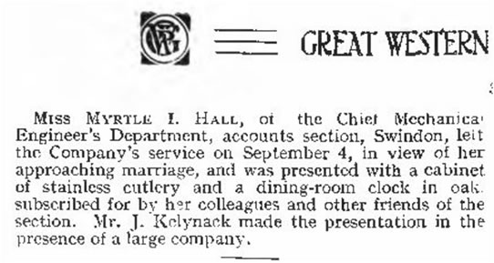 Myrtle Hall in the records at TheGenealogist