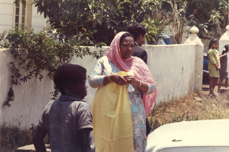 Adil Ray's maternal grandmother Aisha in Kisumu - 1967