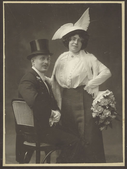 Richard and Julie Goldmann, Ruby Wax's maternal grandparents - 1913-14