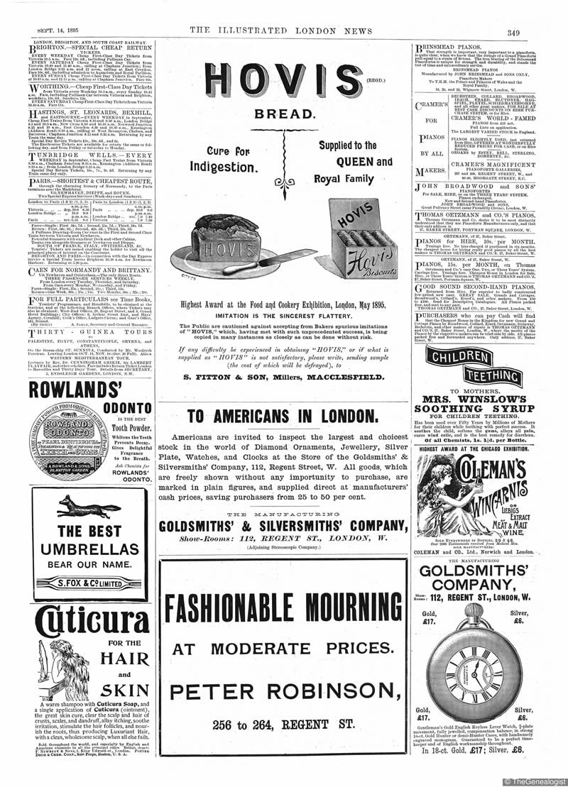 The Illustrated London News Sept 14 1895