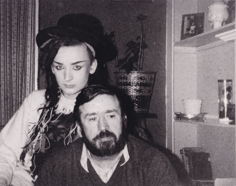 Boy George and his father, Jeremiah