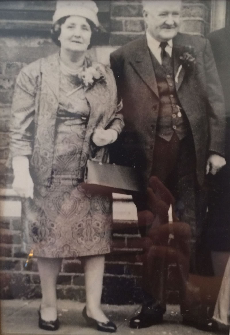 (L-R) Caroline Buckingham (great-grandmother) and Frederick Buckingham (great-grandfather)