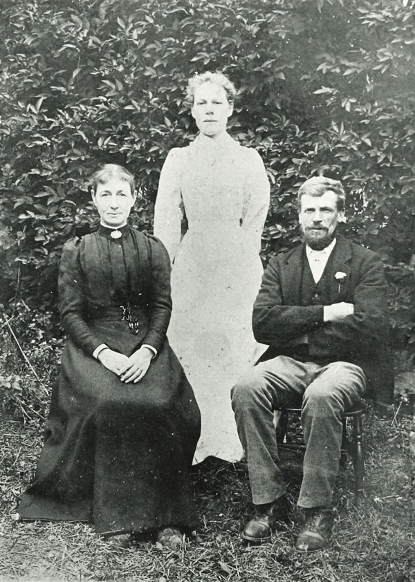 L-R Millicent Ann Voss paternal great-great-great-grandmother, Louisa Pope paternal great-great-grandfather