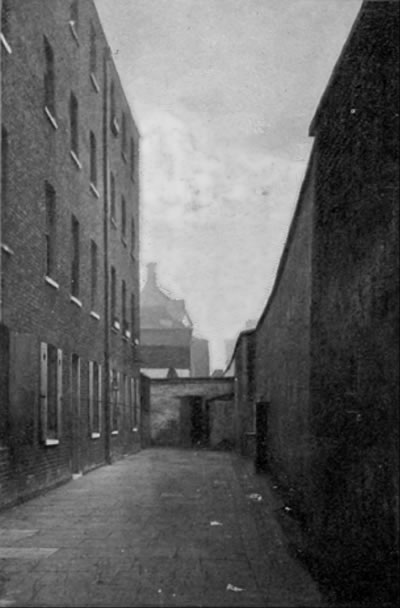 Courtyard of the former Marshalsea prison, 1897