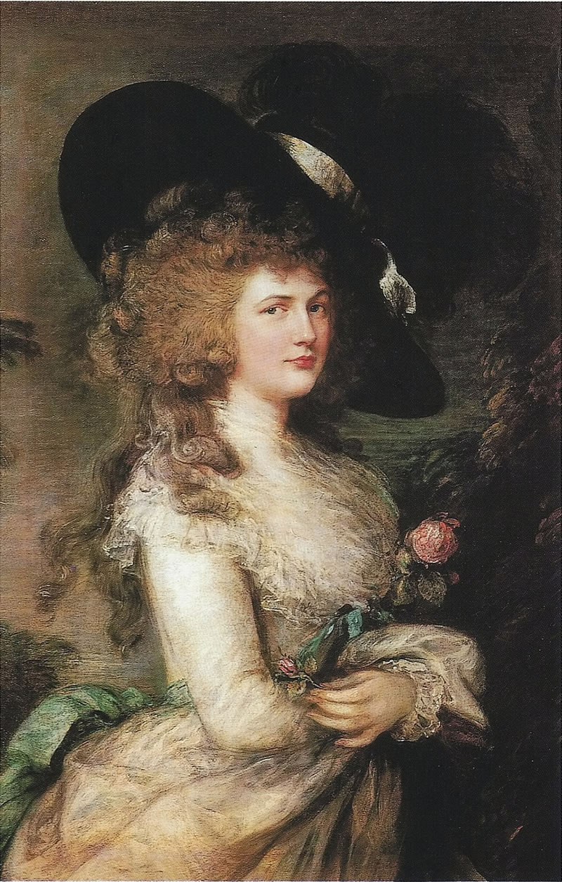 Portrait of Georgiana, Duchess of Devonshire by Thomas Gainsborough