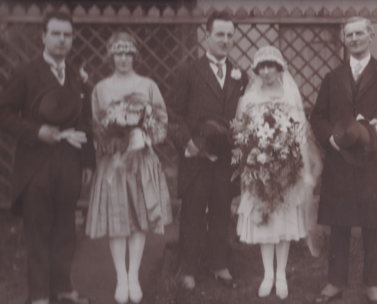 Henry Richard Jones (Ruth Jones' paternal grandfather) on wedding day to Margret Anita - 1927