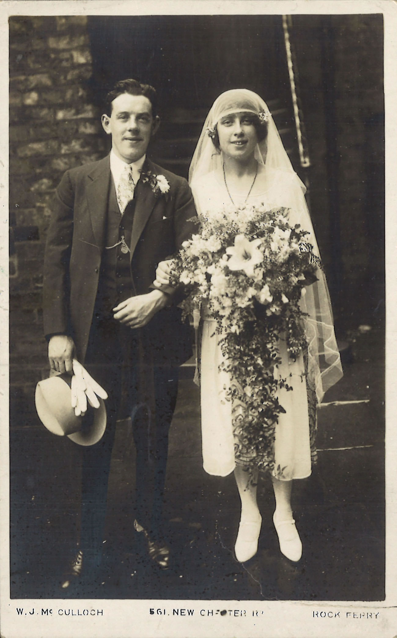 Jo Carr and Margaret Ryan - Liz Carr's paternal grandfather and grandmother, 1926
