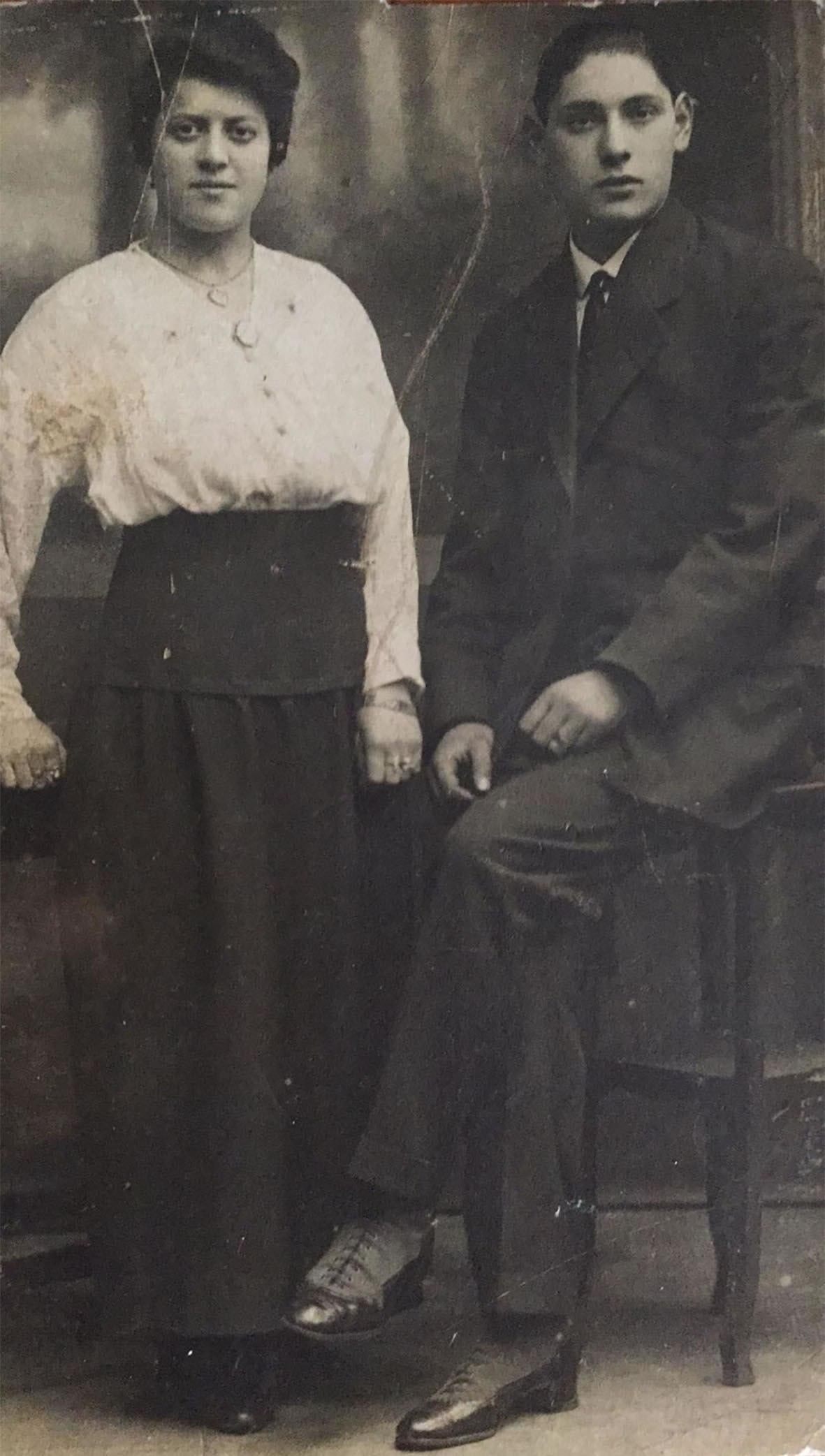 Abraham (Alex's 2x great uncle) and Annie Gittleson (Abraham's wife)