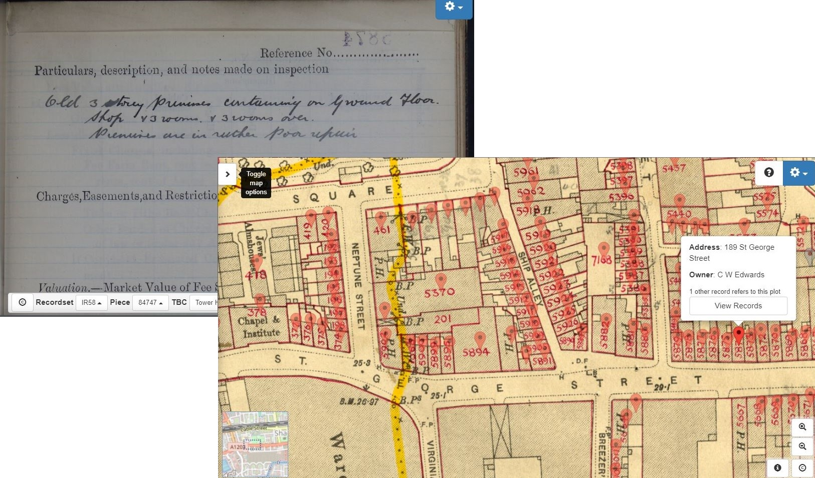 Using the exclusive Lloyd George Domesday Survey on TheGenealogist.co.uk we can pinpoint the house. The description reveals it was in poor repair.