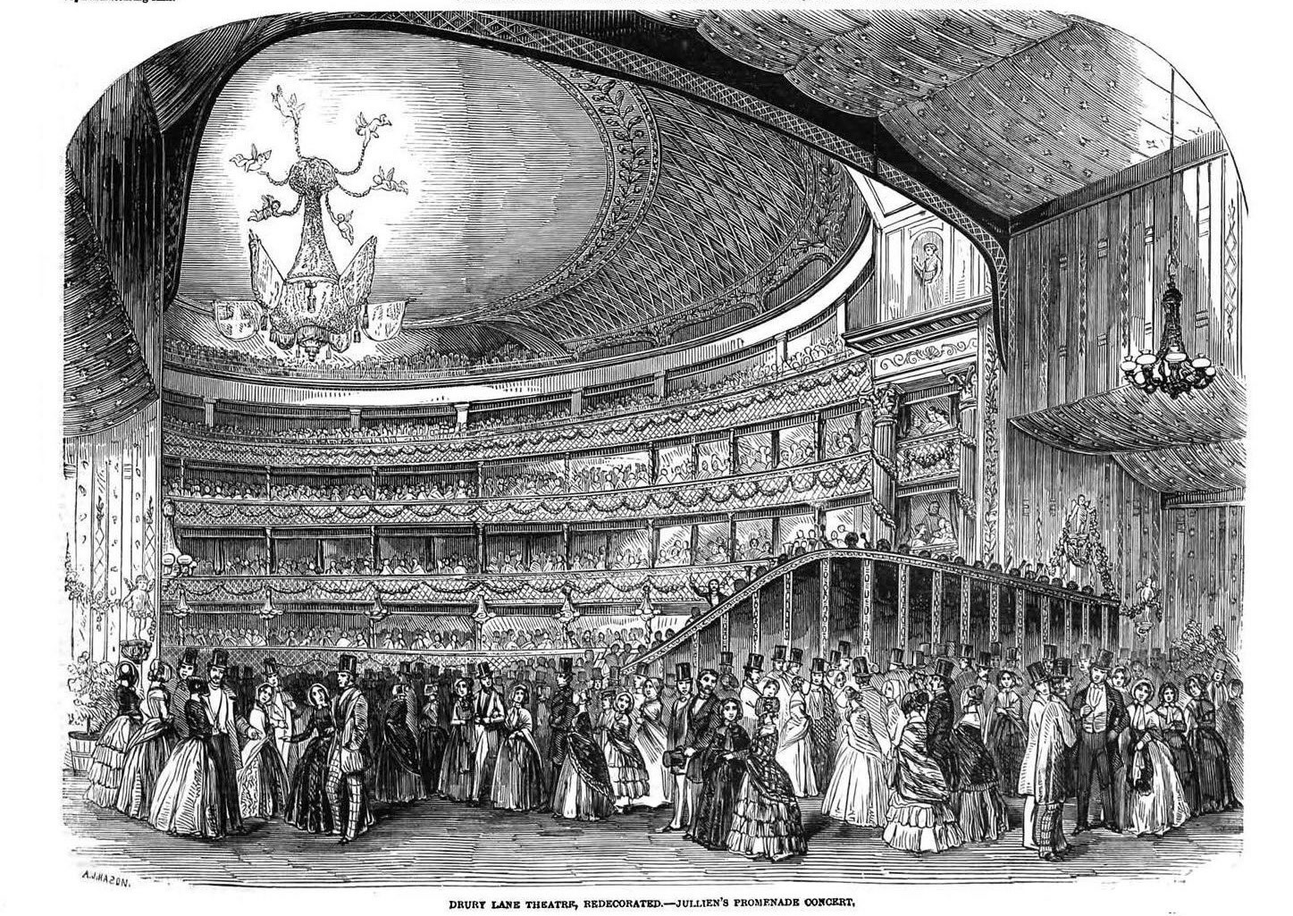 Celebrity French conductor Louis Jullien's Prom Concert from TheGenealogist's Newspapers & Magazines:
		Illustrated London News October 16 1847