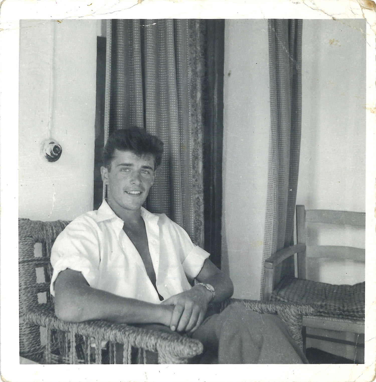 Joe Sugg's grandfather, Richard Chapman - 1963