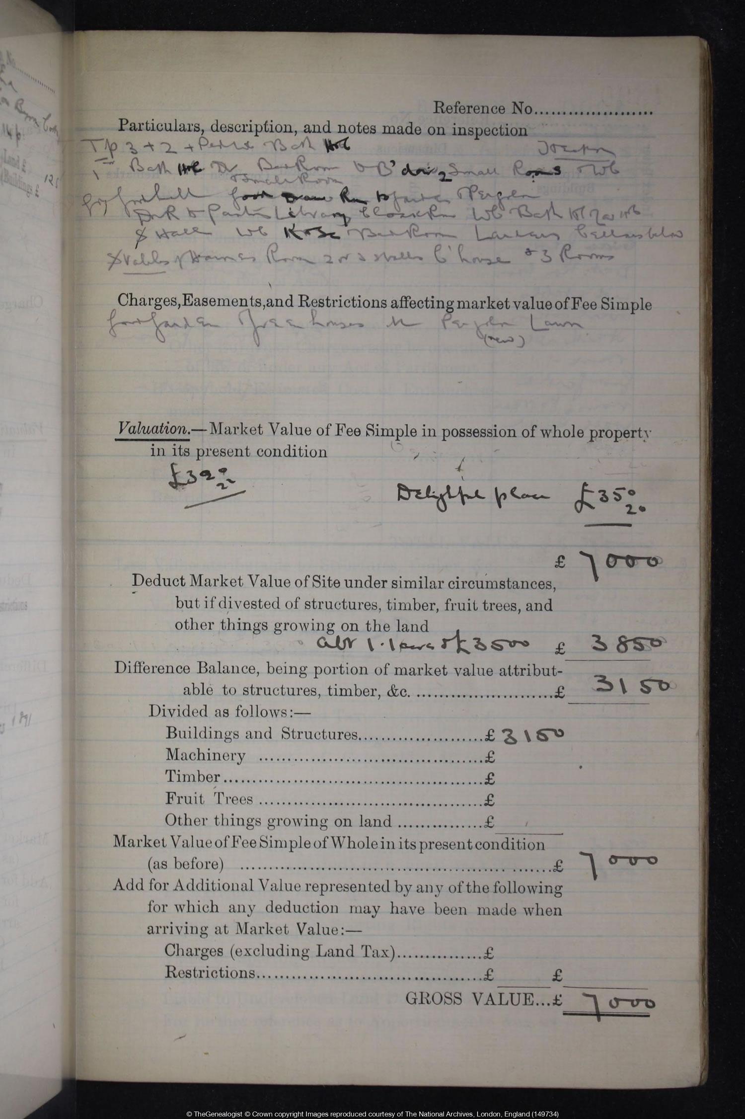 IR58 Field Books from TNA and digitised by TheGenealogist give details of each property