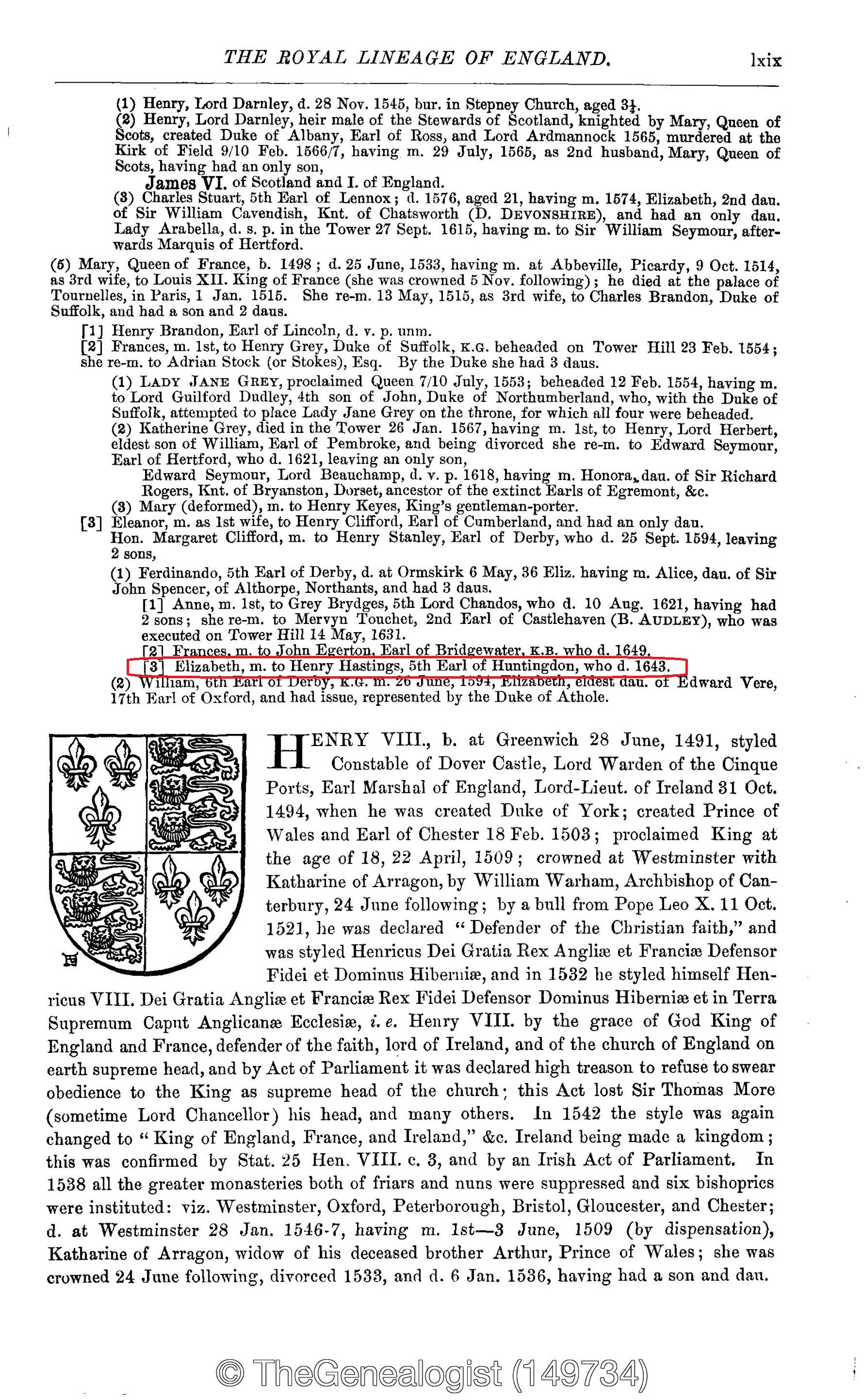 The Peerage Baronetage Knightage of the British Empire 1880