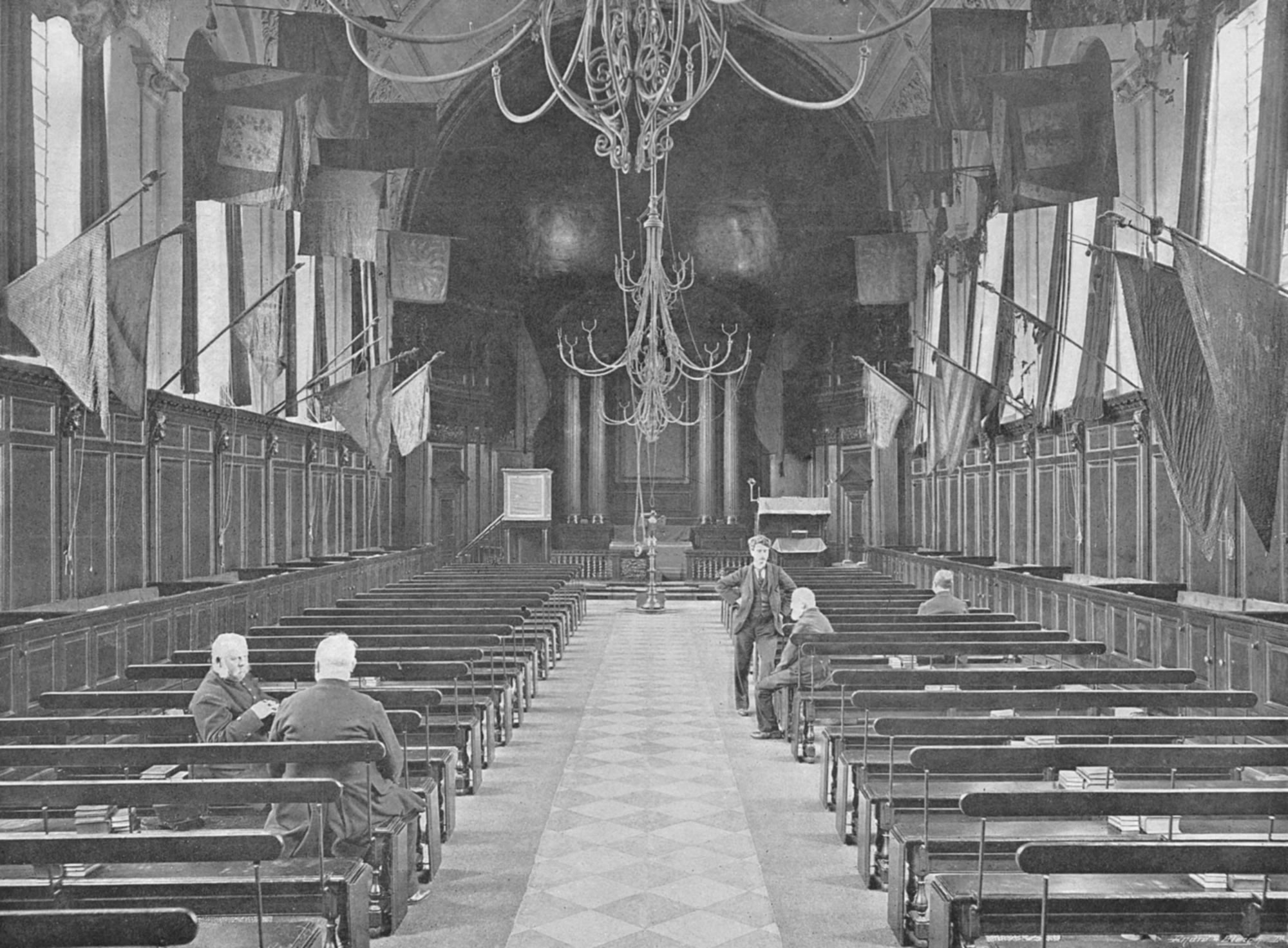 The Chapel at the Royal Hospital Chelsea from TheGenealogist's Image Archive