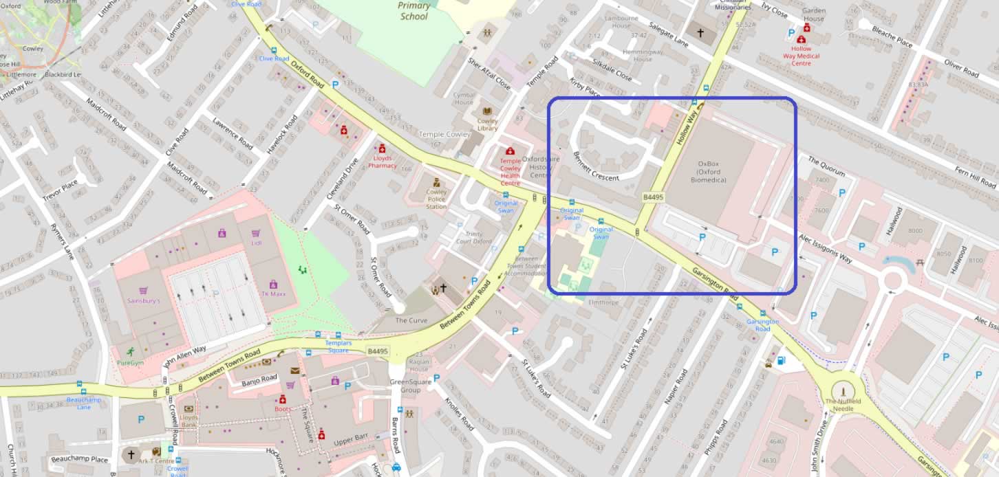Map Explorer™ on TheGenealogist reveals redevelopment of the area on modern map underlay