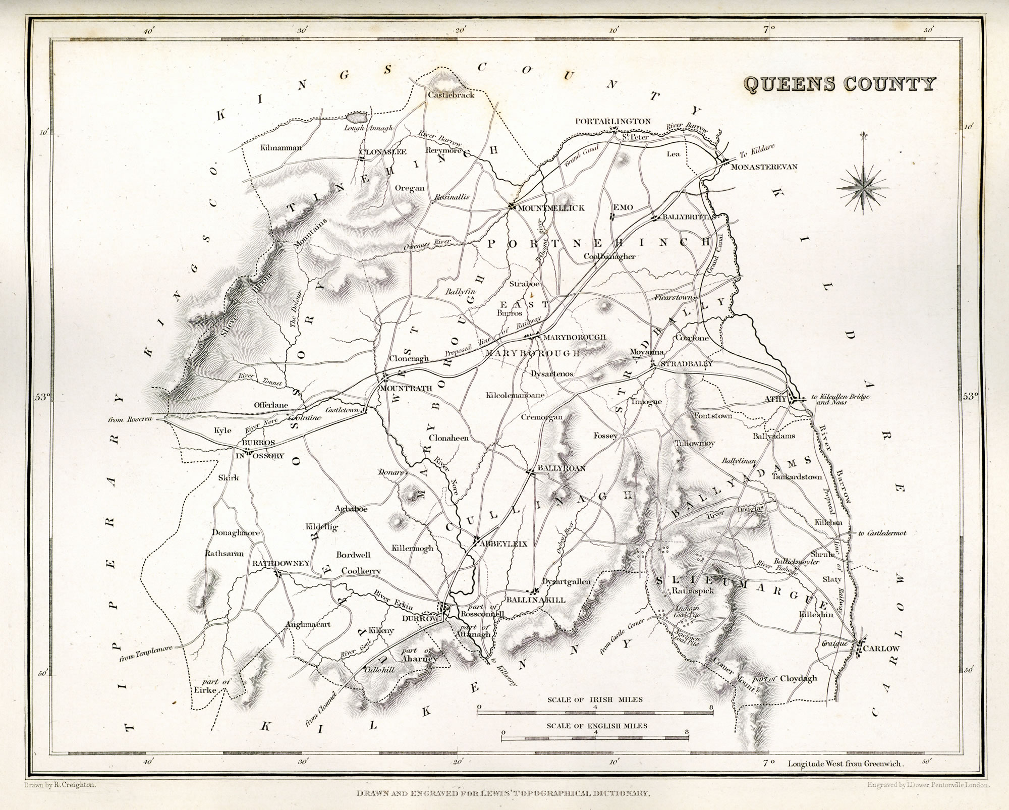 County Laois was known as Queen's County from 1556-1922