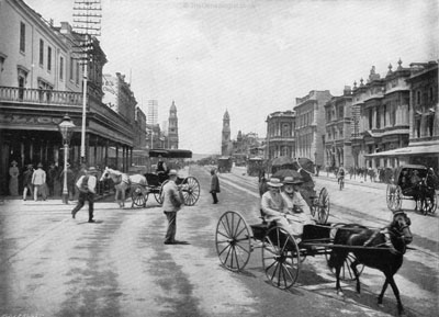 A Buggy in King William Street Adelaide