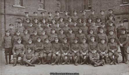 2-6th (Rifle) Battn King's Liverpool Regt Sergeants mess Woking February 1917 (1917, England, Kings Liverpool, Sergeants Mess, Surrey, Woking, WW1)