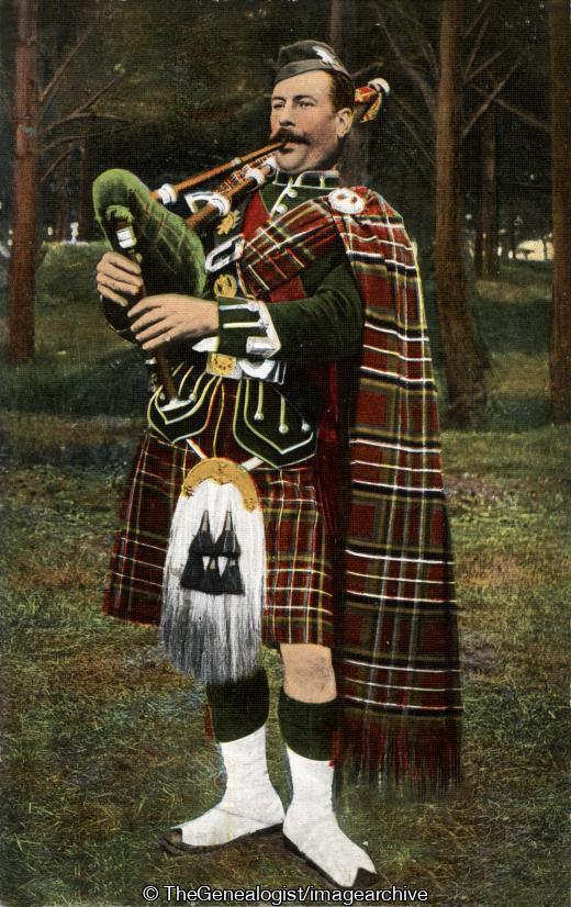 A Highland Piper (Bagpipes, Highlander, kilt, Musician, Scotland, Scottish)