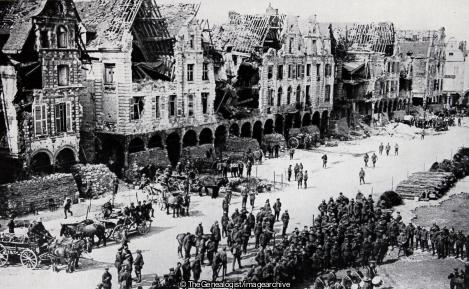 Arras 1917 (1917, 5th Battalion, Arras, Cameronians, France, horse and cart, Nord-Pas de Calais, Ruins, Scottish Rifles, Soldiers, WW1)