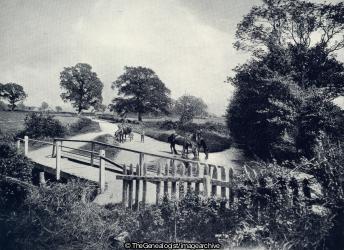 At the Brook (Bridge, Brook, Francis Godolphin Osbourne Stuart, Horse, New Forest)
