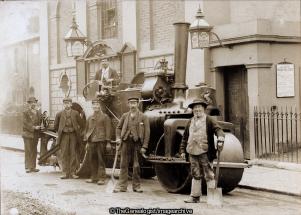 Aveling and Porter Road Roller C1910 (Albion Congregational Church, C1910, Church, Steam Roller)