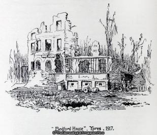Bedford House Ypres 1917 (1/2nd London Division, 1917, 47th Division, Bedford House, Belgium, Drawing, West Flanders, WW1, Ypres)