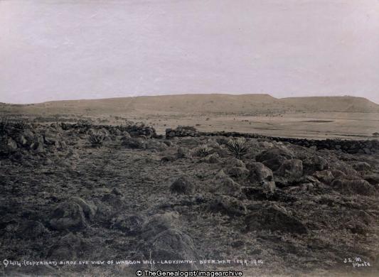 Birds Eye View of Waggon Hill Ladysmith Boer War 1899 (1899, Boer War, Hill, Ladysmith, Natal, South Africa, Waggon Hill)