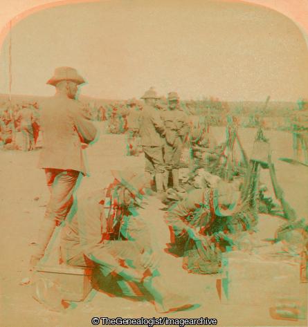 Boer War - The Australians after their experience of the Victory at Belmont, Dec 31st, South Africa (3d, Australia, Belmont, Boer War, Soldiers, South Africa)